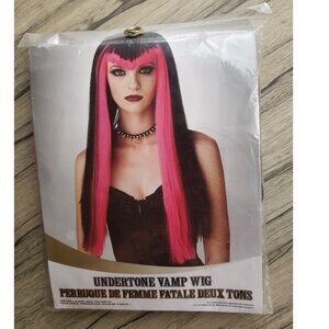 NEW Pink and Black Vamp Wig
